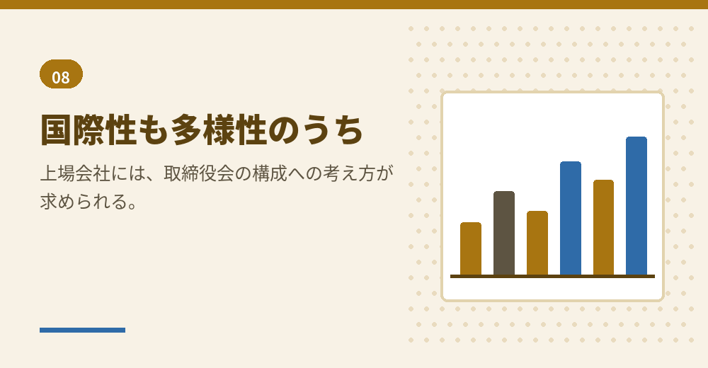 上場企業の取締役会と外国人