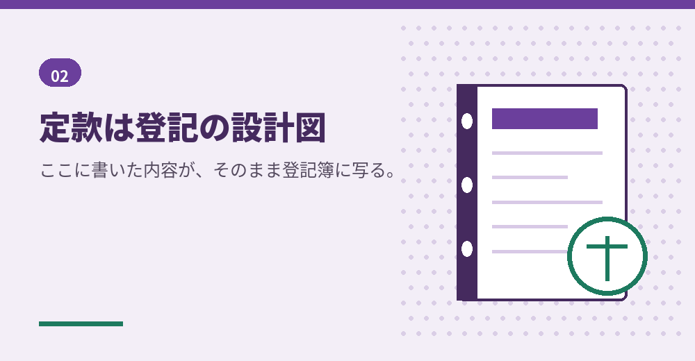 定款と登記の関係