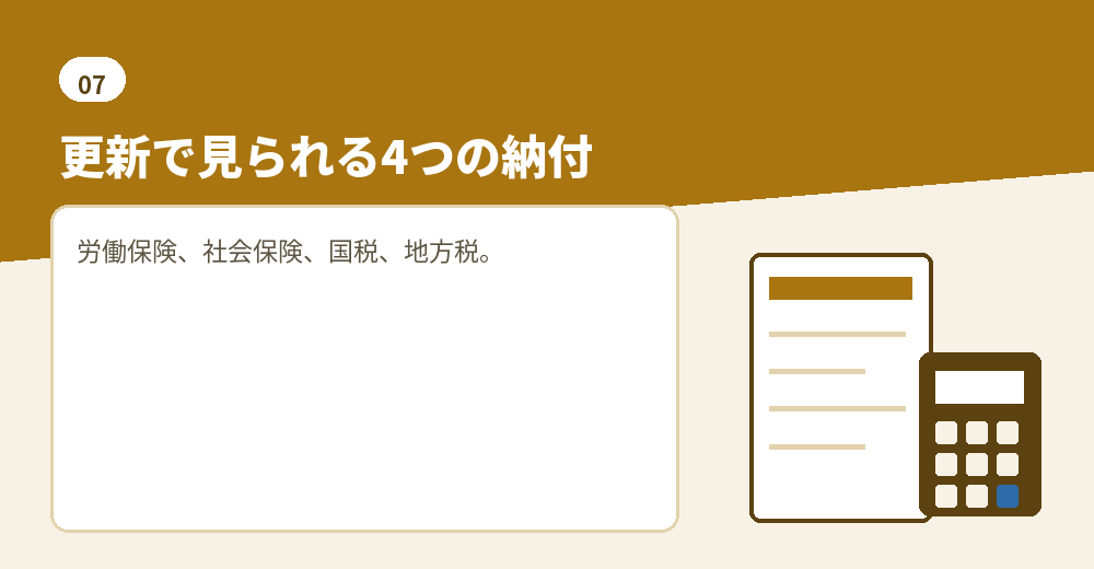 設立直後から、給与と申告の仕組みを整えておくと更新で慌てません