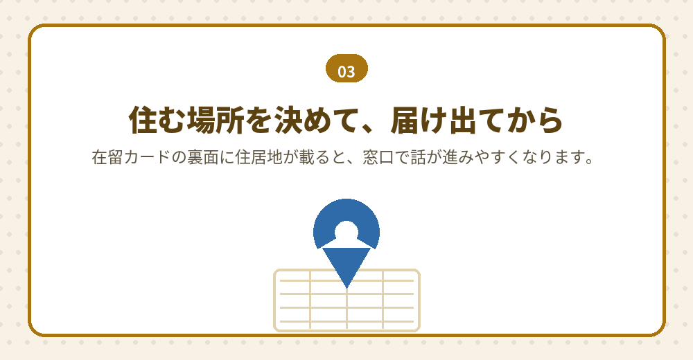 外国人の口座開設の前に必要な住居地の届出