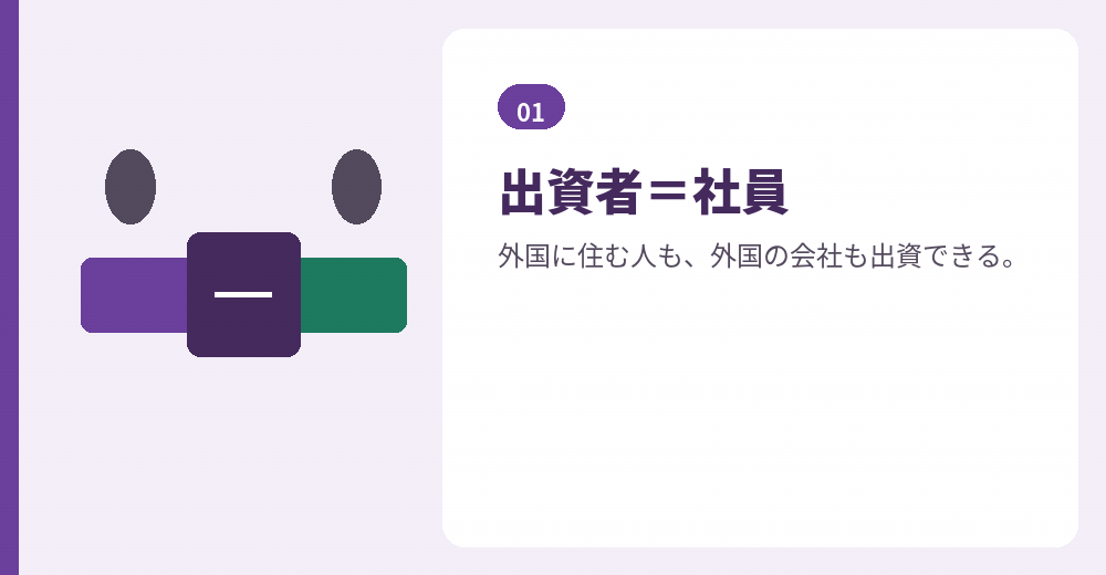 外国人・外国法人による合同会社への出資