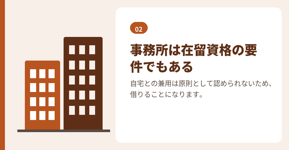 事務所の費用は、避けられない固定費になります