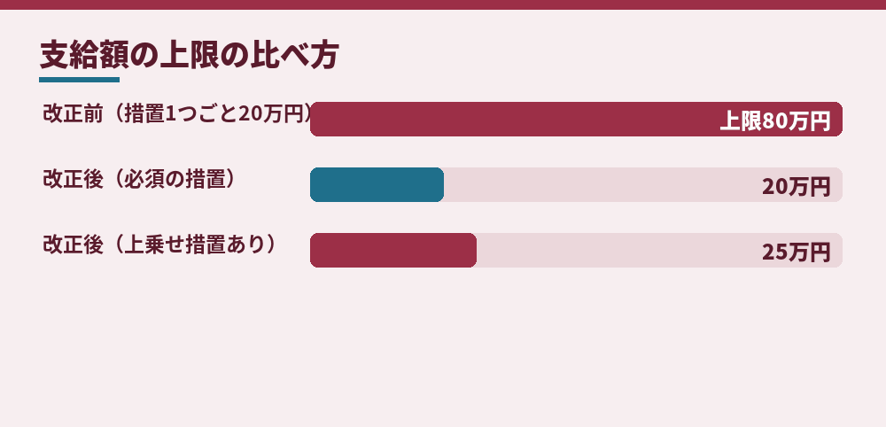 外国人労働者就労環境整備助成コースの支給額の変化（厚生労働省のページ・職業安定分科会の資料による）
