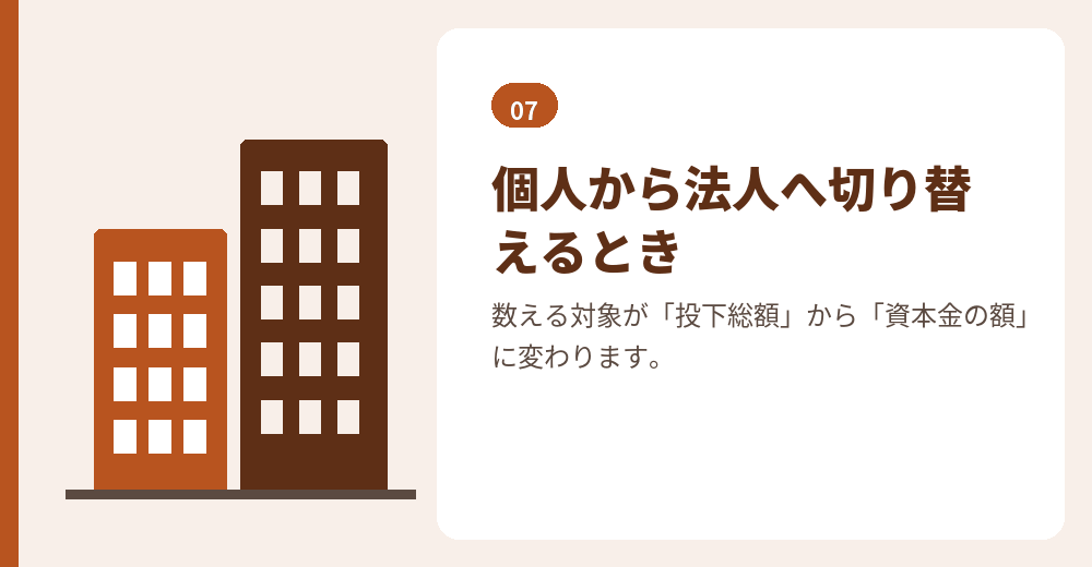 個人事業主として経営・管理を持つ外国人が、のちに会社設立をするときの注意