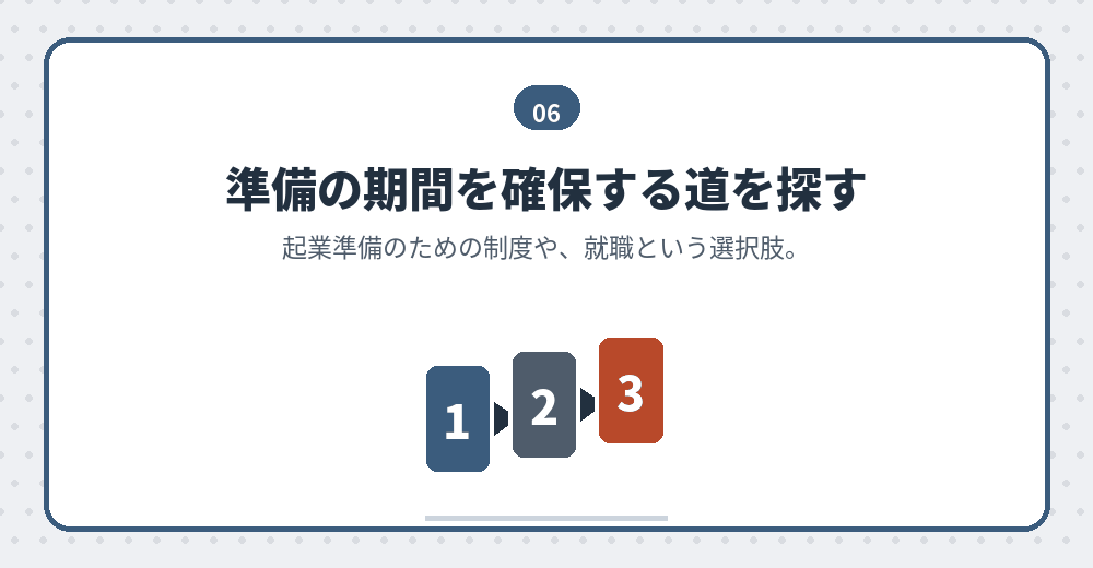 卒業までに準備が整わない場合