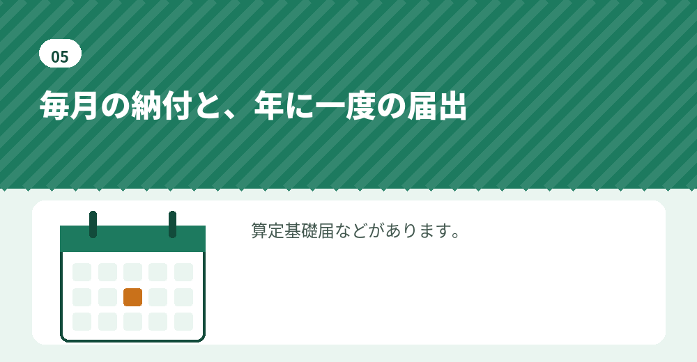 加入後に続く手続き