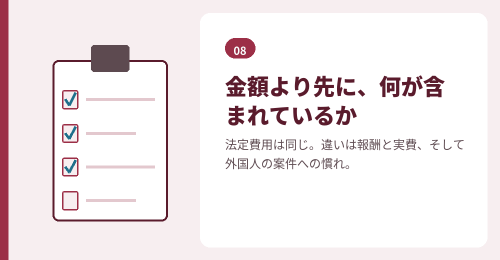 会社設立で司法書士の費用を比べるときの見方