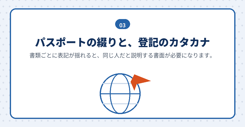 外国人の役員の氏名は、登記ではカタカナで記載するのが原則