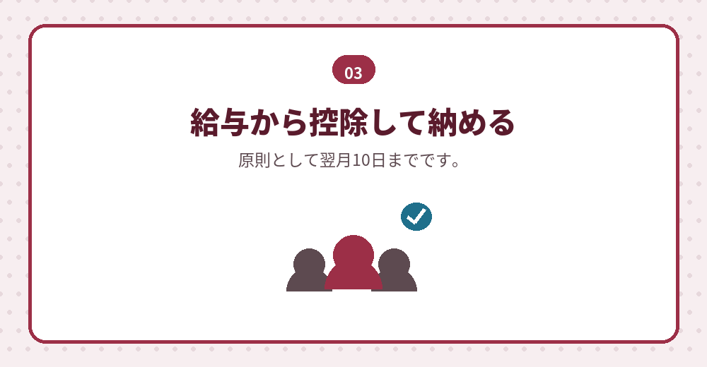 源泉所得税の納付