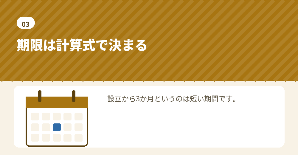 青色申告の承認申請書の期限