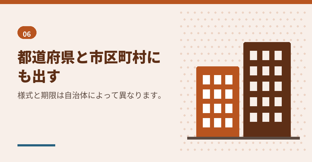 地方税に関する届出